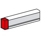 Торцевая заглушка - для кабель-каналов Metra 130x50 | 638045 | Legrand