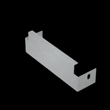 Заглушка лотка 50х150 мм "ПЛЮС" INOX304 | ZUplus50-150 INOX304 | КМ - профиль
