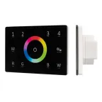                  Панель Sens SMART-P85-RGBW Black (230V, 4 зоны, 2.4G) (Arlight, IP20 Пластик, 5 лет) | 028405 | Arlight
               