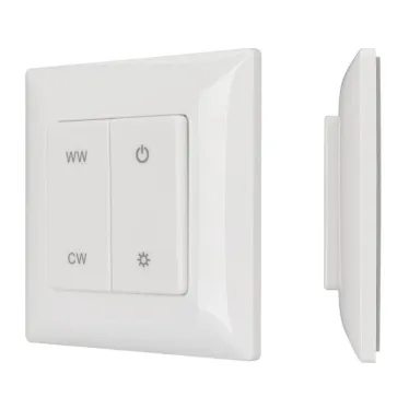 Панель SMART-P48-MIX-P-SUF (3V, 1 зона, Knob, 2.4G) (Arlight, Пластик) | 028302 | Arlight
