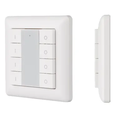 Панель Knob SR-2853K8-RF-UP White (3V, DIM, 4 зоны) | 021460 | Arlight
