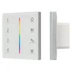                  Панель Sens SMART-P22-RGBW White (12-24V, 4x3A, 2.4G) | 025168 | Arlight
               
