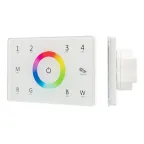                  Панель Sens SMART-P85-RGBW White (230V, 4 зоны, 2.4G) (Arlight, IP20 Пластик, 5 лет) | 028404 | Arlight
               