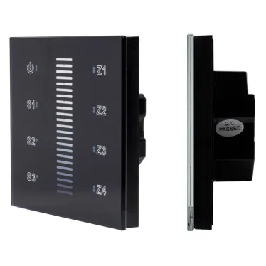 INTELLIGENT ARLIGHT Сенсорная панель DALI-901-11-ADDR-3SC-DIM-DT6-IN Black (BUS) (IARL, IP20 Пластик, 3 года) | 037189 | Arlight