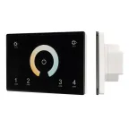                  Панель Sens SMART-P81-MIX Black (230V, 4 зоны, 2.4G) (Arlight, IP20 Пластик, 5 лет) | 028401 | Arlight
               