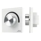 Панель SMART-P1-DIM-G-IN White (3V, Rotary, 2.4G) (Arlight, IP20 Пластик, 5 лет) | 033752 | Arlight