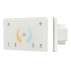                  Панель Sens SMART-P81-MIX White (230V, 4 зоны, 2.4G) (Arlight, IP20 Пластик, 5 лет) | 028400 | Arlight
               