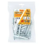                  Анкер с болтом 8.8 DX ZN М6/25 (25 шт) - пакет | 147587 | Tecfi
               