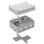 Коробка огнестойкая для кабель-канала 40-0450-FR2.5-4 Е15-Е120 RAL9005 75х75х30 (87 шт/кор)