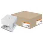                  Коробка распределительная КР 75х75х28 о/п с клем. колодкой белая IP40 | SQ1401-0206 | TDM
               