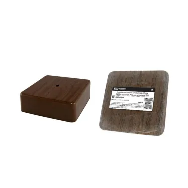 Коробка распределительная КР 50х50х20 о/п бук, с клем. колодкой, IP40, инд. штрихкод | SQ1401-0302 | TDM
