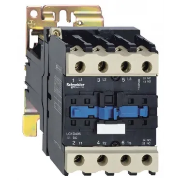 Контактор D 4Р (2НО+2 НЗ) AC1 60A 220V DC 1.8 Вт расширенный диапазон/ винтовой зажим