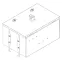 Кор. отб. мощн. Plug-in с а/в 100А Al 3L+N+PER IP55 IEK | LB-100A4-35-PB-KOM-Y | IEK