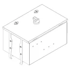 Кор. отб. мощн. Plug-in с а/в 100А Al 3L+N+PER IP55 IEK | LB-100A4-35-PB-KOM-Y | IEK