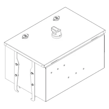 Кор. отб. мощн. Plug-in с а/в 100А Al 3L+N+PER IP55 IEK | LB-100A4-35-PB-KOM-Y | IEK