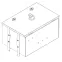 Кор. отб. мощн. Plug-in без а/в 100А Al 3L+N+PER IP55 IEK | LB-100A4-35-PB-KOM-Y0 | IEK