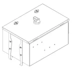 Кор. отб. мощн. Plug-in без а/в 100А Al 3L+N+PER IP55 IEK | LB-100A4-35-PB-KOM-Y0 | IEK