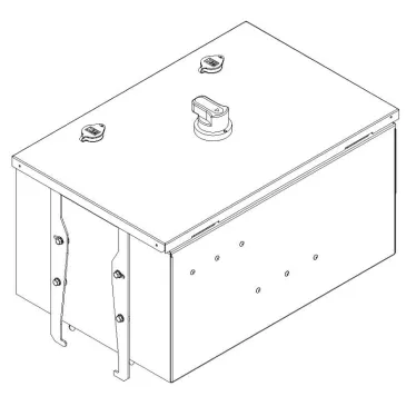 Кор. отб. мощн. Plug-in без а/в 100А Al 3L+N+PER IP55 IEK | LB-100A4-35-PB-KOM-Y0 | IEK