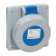 Встраиваемая розетка - P17 Tempra Pro - IP 66/67 - 200/250 В~ - 32 A - 3К+З | 555485 | Legrand