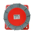 Розетка фланцевая наклонная 445-125А-6h-380AC-3P+PE+N-IP67 | 332745 | КЭАЗ