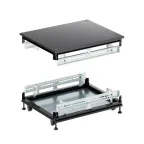 Крыша основание сплошные IT-CQE 800x800, RAL9005 | RBIT808S | DKC