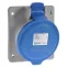 Встраиваемая наклонная розетка - P17 Tempra Pro - IP 44 - 200/250 В~ - 32 A - 3К+Н+З | 555286 | Legrand