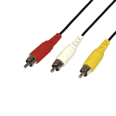 Шнур 3 RCA - 3 RCA, длина 7 метров, черный | 17-0206 | REXANT