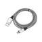 USB кабель для iPhone 5/6/7 моделей, шнур в тканевой оплетке черный | 18-4245 | REXANT