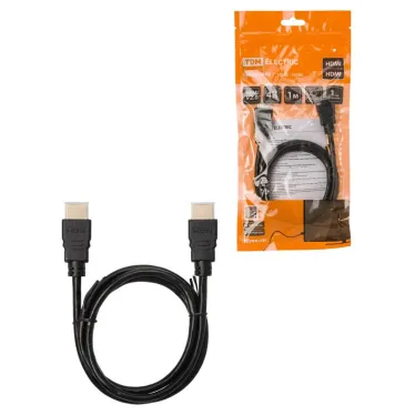 Кабель "АВК 1" HDMI - HDMI, v2.0, позолоченные контакты, 1 метр, | SQ4040-0001 | TDM