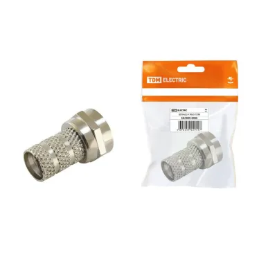 Штекер F RG6, инд. упаковка  | SQ1809-0005 | TDM