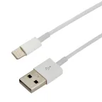                  USB кабель для iPhone 5/6/7 моделей original copy 1:1 белый | 18-0001 | REXANT
               