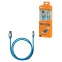 Дата-кабель, ДК 16, USB - micro USB, 1 м, силиконовая оплетка, голубой, | SQ1810-0316 | TDM