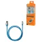 Дата-кабель, ДК 18, USB - Lightning, 1 м, силиконовая оплетка, голубой, | SQ1810-0318 | TDM