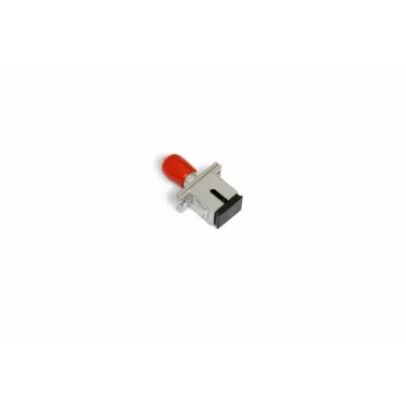 FA-S11Z-SC/ST-N/RD-SL Оптический проходной адаптер SC-ST, SM/MM, simplex, корпус металл, красные колпачки | 364553 | Hyperline