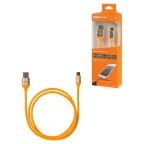 Дата-кабель, ДК 14, USB - USB Type-C, 1 м, силиконовая оплетка, оранжевый, | SQ1810-0314 | TDM