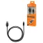 Дата-кабель, ДК 8, USB - USB Type-C, 1 м, тканевая оплетка, черный, | SQ1810-0308 | TDM