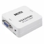                  Конвертер VGA + Стерео 3,5 мм на HDMI, пластик, белый | 17-6930 | REXANT
               