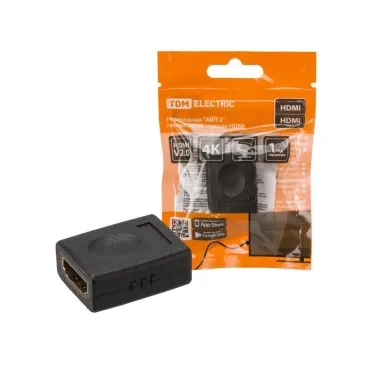 Переходник "АВП 3" гнездо HDMI - гнездо HDMI, позолоченные контакты, | SQ4040-0103 | TDM
