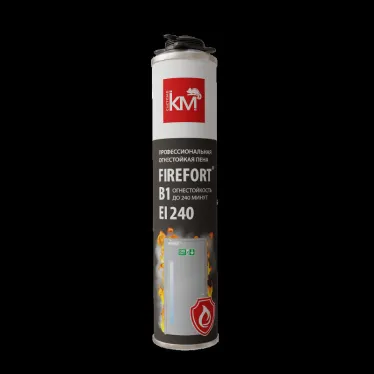 Пена огнестойкая монтажная FIREFORT B1 750 мл | KM-FF-POM-B1 | КМ - профиль
