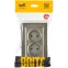 BRITE Розетка 2-местная без заземления без защитных шторок 10А в сборе РС12-2-БрШ шампань IEK