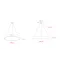 Светильник LED Geometria Ring SPO-131-B-40K-045 45Вт 4000К 4000Лм IP40 600х80 черный подвесной драйвер внутри