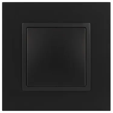 Переключатель, 10АХ-250В, Эра Elegance, антрацит,14-1103-05