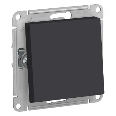 ATLASDESIGN AQUA 1-клавишный ПЕРЕКЛЮЧАТЕЛЬ IP44, сх.6, 10АХ, механизм, КАРБОН