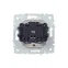BRITE Розетка с заземлением с защитными шторками и крышкой 16А IP20 РСбш10-3-БрЖ жемчуг