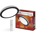                  Светильник светодиодный COMFORT AFINA 75Вт 230В 3000-6500K 6000Лм 500x85мм с пультом ДУ | 4690612035147 | IN HOME
               