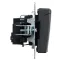 BRITE Розетка с заземлением с защитными шторками и крышкой 16А IP20 РСбш10-3-БрГ графит