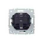 BRITE Розетка с заземлением с защитными шторками и крышкой 16А IP20 РСбш10-3-БрМ маренго