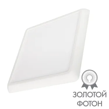 Светильник CL-FIOKK-S180x180-12W Day4000-MIX (WH, 120 deg, 230V) (arlight, IP44 Пластик, 3 года) | 034470 | Arlight