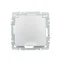 BRITE Розетка с заземлением с защитными шторками и крышкой 16А IP44 РСбш10-3-44-БрА алюминий