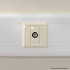 Avanti Розетка TV оконечная модульная, Ванильная дымка, 1 модуль